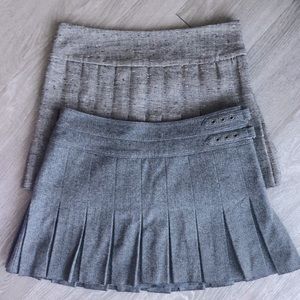 2 - Woman’s / Juniors  Mini Pleated Skirts